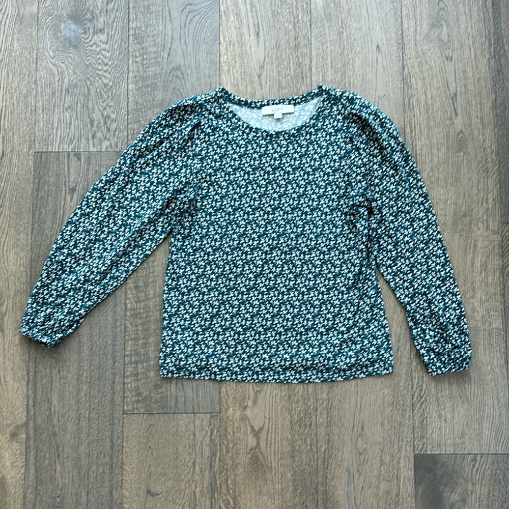 LOFT Floral Blouse